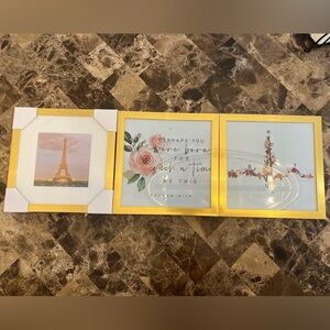 *NEW* 8”x8” Photo Frames (set of 3)